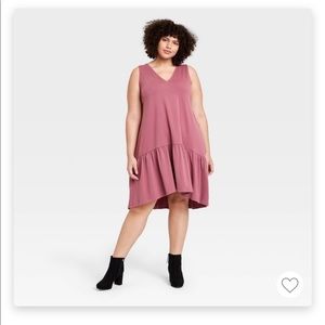 Beautiful Purple A New Day Sleeveless Hem Dress